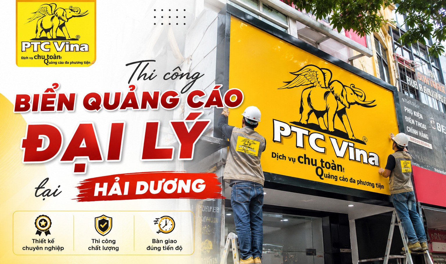 Thi công biển quảng cáo đại lý tại Hải Dương: 5 Bí quyết Đỉnh cao